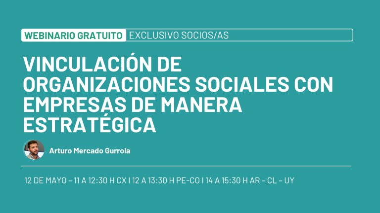 Webinario exclusivo para socios/as AEDROS